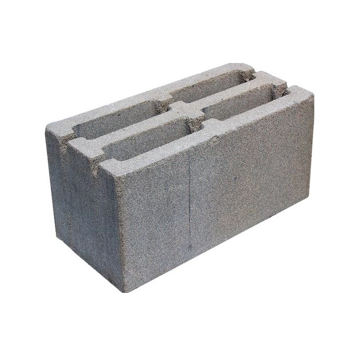 Блоки керамзитобетонные стеновые Д1100 4-х пустотные 390х190х190